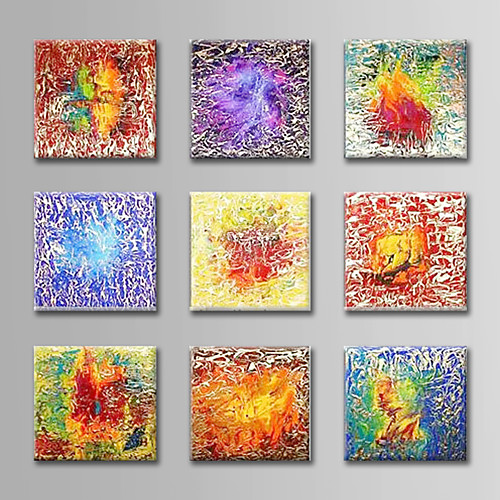 

Oil Painting Hand Painted Horizontal Abstract Abstract Stretched Canvas