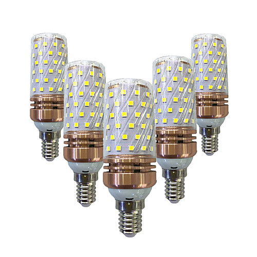 

5pcs 16 W LED Corn Lights 1200 lm E14 E26 / E27 T 84 LED Beads SMD 2835 Decorative Warm White White 220-240 V / 5 pcs / RoHS