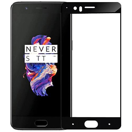 

ASLING Защитная плёнка для экрана для OnePlus One Plus 5 Закаленное стекло 1 ед. Защитная пленка на всё устройство HD / Уровень защиты 9H / Взрывозащищенный