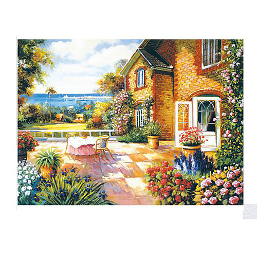 

Castle Famous buildings House Flower Jigsaw Puzzle Adult Puzzle Jumbo Wooden Adults' Toy Gift