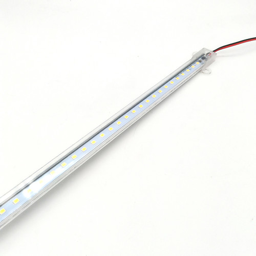 

70CM Waterproof IP65 12W 72X 2835 Rigid LED Light Bars Transparent PC tube AC220V