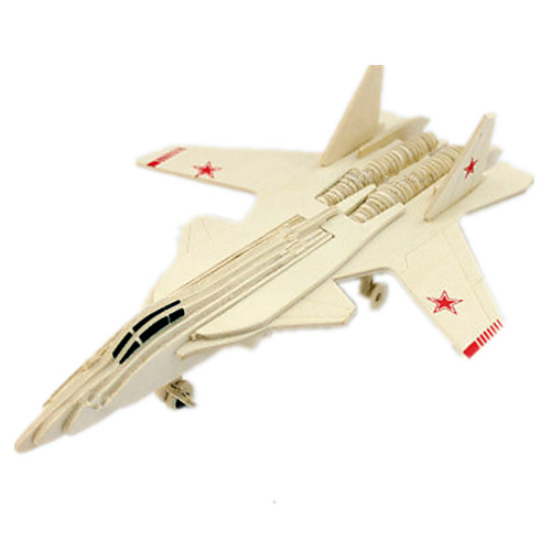 

Toy Car 3D Puzzle Jigsaw Puzzle Plane / Aircraft Fighter Aircraft DIY Wooden Classic Unisex Boys' Toy Gift