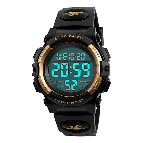 

Men's Sport Watch Wrist Watch Digital Digital Fashion Water Resistant / Waterproof Alarm Calendar / date / day / Quilted PU Leather / Japanese