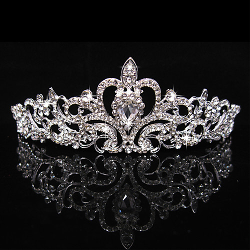 

Rhinestone / Alloy Tiaras / Headwear with Floral 1pc Wedding / Special Occasion / Party / Evening Headpiece