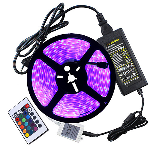 

5m Light Sets 300 LEDs 5050 SMD 1pc RGB Waterproof 100-240 V