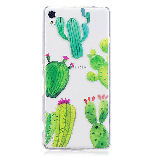 

Phone Case For Sony Xperia M2 Sony Sony Xperia XA Back Cover Sony Xperia XZ Sony Xperia XA Sony Xperia M2 Sony IMD Transparent Pattern Flower / Floral Soft TPU