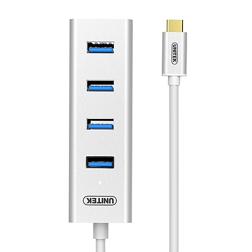 

Unitek OTG USB 3.0 USB C to USB 3.0 USB Hub 4 Ports For Windows, PC, Laptop