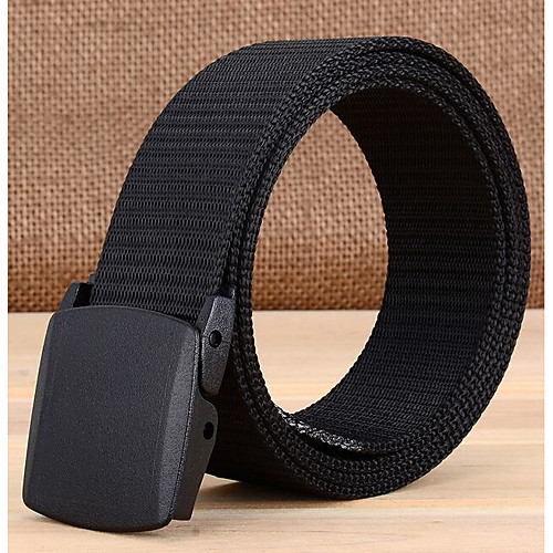 

Men's Waist Belt Weekend Black Belt Solid Color