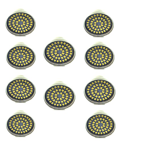 

10 шт. 3 W Точечное LED освещение 500 lm GU10 48 Светодиодные бусины SMD 2835 Декоративная Тёплый белый Холодный белый 12 V
