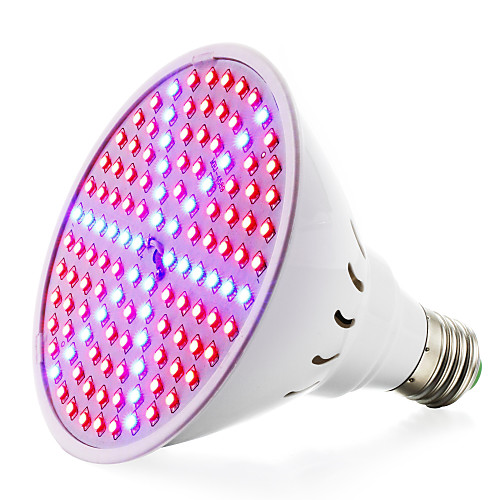 

Grow Light LED Plant Growing Light LED Grow Light Bulb 8W E27 85-265V 780-935lm (90Red36Blue) for Flowering Plant and Hydroponics System Easy Install