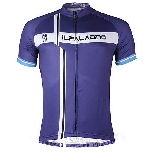 

ILPALADINO Men's Short Sleeve Cycling Jersey Bike Jersey Top Mountain Bike MTB Road Bike Cycling Quick Dry Sports Polyester Coolmax Eco-friendly Polyester Clothing Apparel / Stretchy