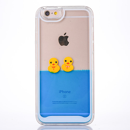 

Case For Apple iPhone 6s Plus / iPhone 6s / iPhone 6 Plus Flowing Liquid Back Cover Cartoon Hard PC