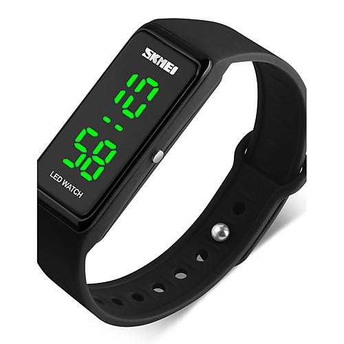 

SKMEI Couple's Men's Sport Watch Wrist Watch Digital Digital Water Resistant / Waterproof Calendar / date / day Stopwatch / Quilted PU Leather