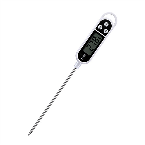 

1.5"" Screen Long Probe Digital Electronic Cooking Thermometer Temperature Meter Food Feeder (1 x LR44)