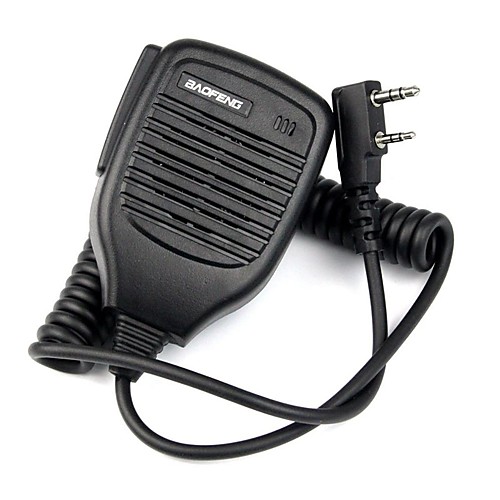 

2Pin Handheld PTT Speaker Mic Microphone for BAOFENG Retevis TYT WOUXUN