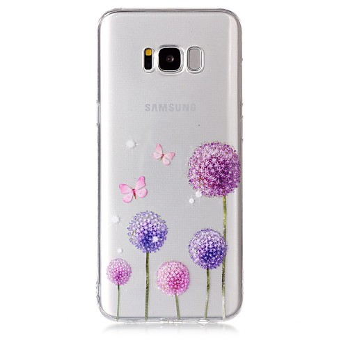 

Case For Samsung Galaxy S8 Plus / S8 / S7 edge Transparent / Pattern Back Cover Butterfly / Dandelion Soft TPU
