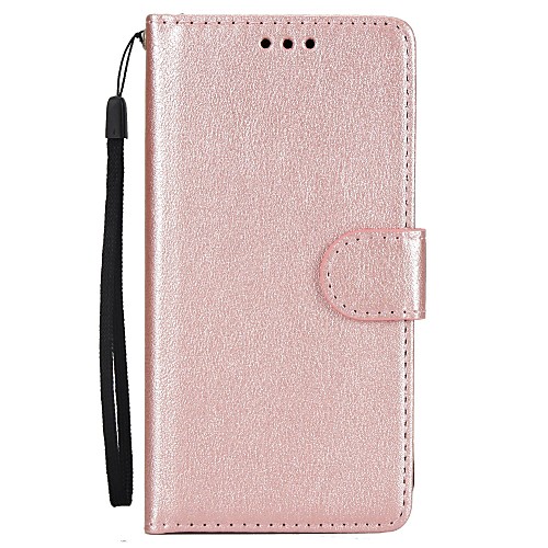 

Phone Case For Samsung Galaxy Full Body Case A3 A5 A7(2017) A7(2016) A5(2016) A3(2016) Wallet Card Holder with Stand Solid Colored Hard PU Leather