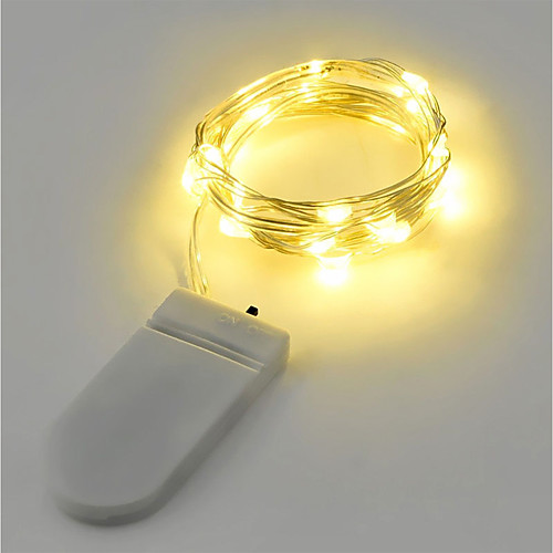 

2W String Lights 2M 20LEDs Warm White White RGB Red Yellow Blue Green Battery Powered