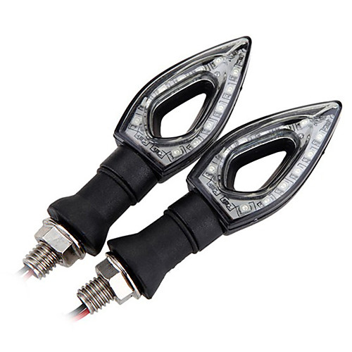 

2pcs Wire Connection Motorcycle Light Bulbs LED Turn Signal Lights For universal All Models All years