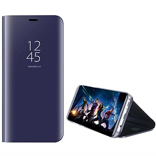 

Кейс для Назначение SSamsung Galaxy S8 Plus / S8 со стендом / Покрытие / Зеркальная поверхность Чехол Однотонный Твердый ПК для S8 Plus / S8 / S7 edge