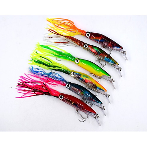 

6 pcs Fishing Hooks Fishing Lures Hard Bait Lure Packs Octopus Floating Sinking Bass Trout Pike Sea Fishing Bait Casting Lure Fishing Silicon Rubber Hard Plastic / Trolling & Boat Fishing