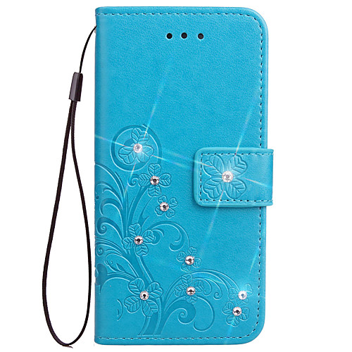 

Case For Samsung Galaxy Note 5 / Note 4 / Note 3 Wallet / Card Holder / with Stand Full Body Cases Flower Hard PU Leather