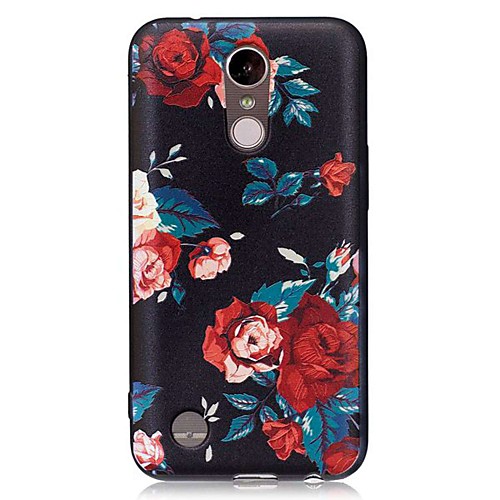 

Case For LG LG K10 (2017) / LG K8 (2017) Embossed / Pattern Back Cover Flower Soft TPU