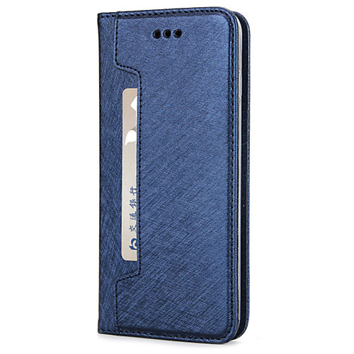 

Phone Case For Apple Full Body Case iPhone 7 Plus iPhone 7 iPhone 6s Plus iPhone 6s iPhone 6 Plus iPhone 6 iPhone SE / 5s iPhone 5 Wallet Card Holder with Stand Solid Colored Hard PU Leather