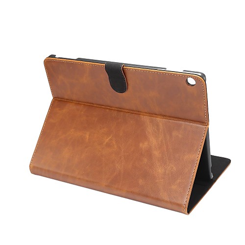 

Phone Case For Huawei Full Body Case Huawei MediaPad M3 Lite 10 Solid Colored Hard PU Leather