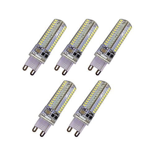 

5pcs 4 W LED Bi-pin Lights 340 lm G9 T 104 LED Beads SMD 3014 Warm White White 220-240 V / 5 pcs