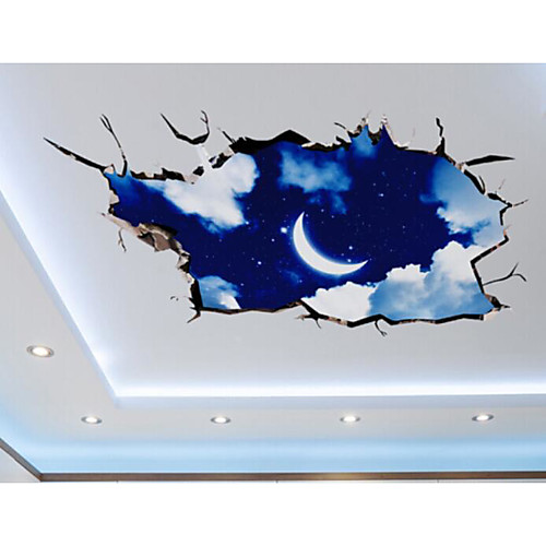 

Landscape Wall Stickers Plane Wall Stickers Decorative Wall Stickers, Plastic Home Decoration Wall Decal Wall Decoration 1 set