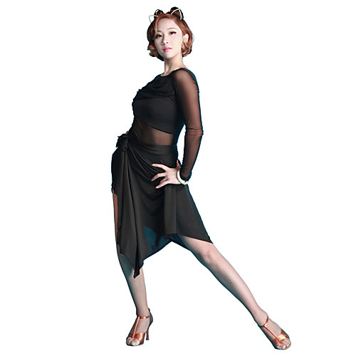 

Latin Dance Skirts Women's Performance Dropped Milk Fiber Ice Silk