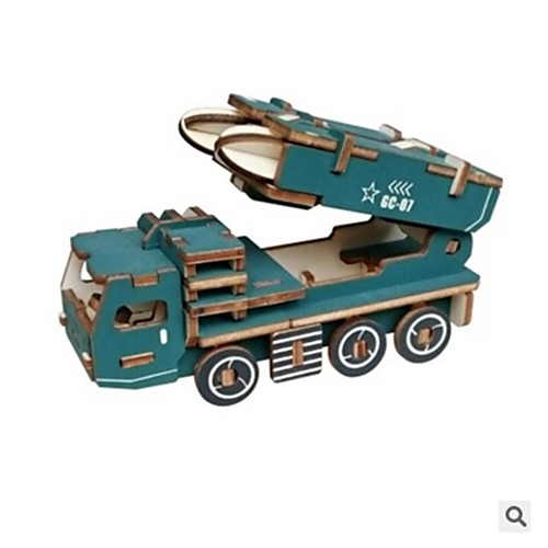 

3D Puzzle Jigsaw Puzzle Vehicles Military New Design DIY Wooden Contemporary Military Vehicle Kid's Boys' Girls' Toy Gift