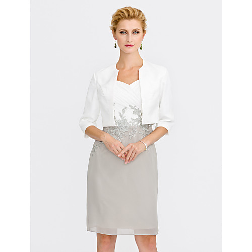 

3/4 Length Sleeve Shrugs Satin Wedding / Party / Evening Women's Wrap With