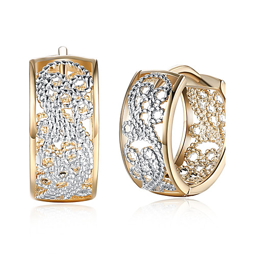 

Women's Cubic Zirconia Drop Earrings Dangle Earrings Huggie Earrings Ladies Basic Fashion Zircon Rose Gold Plated Earrings Jewelry Gold For Party Work