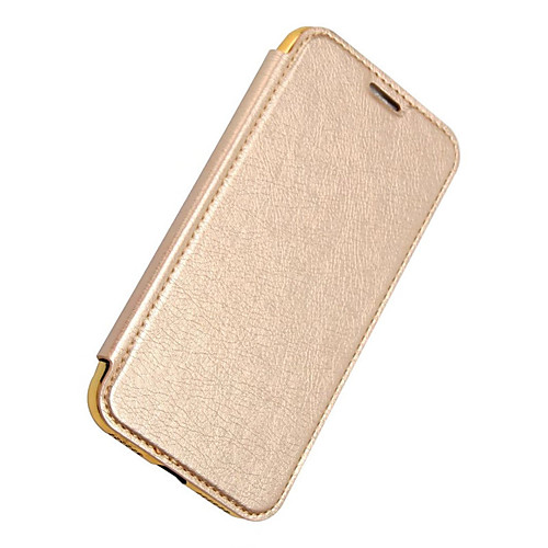 

Case For Apple / iPhone X iPhone X / iPhone 8 Plus / iPhone 8 Wallet / Card Holder / Plating Full Body Cases Solid Colored Hard PU Leather