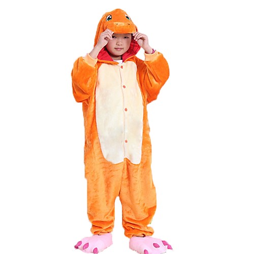 

Kid's Kigurumi Pajamas Dragon Onesie Pajamas Flannel Fabric Cosplay For Boys and Girls Animal Sleepwear Cartoon Festival / Holiday Costumes