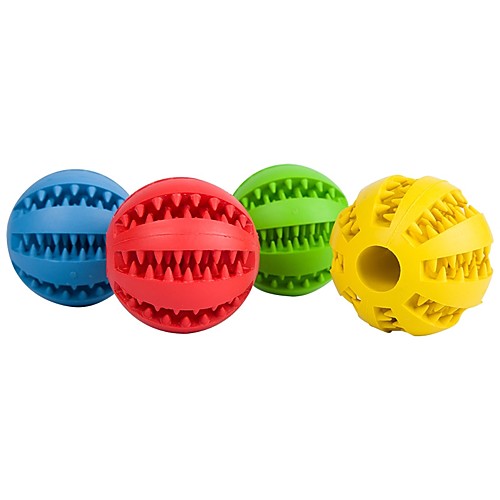 

Ball Chew Toy Teeth Cleaning Toy Interactive Cat Toys Fun Cat Toys Dog Toy Durable Rubber Gift Pet Toy Pet Play