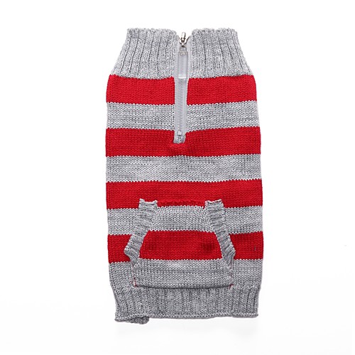 

Cat Dog Coat Sweater Christmas Stripes Cosplay Casual / Daily Keep Warm Wedding Halloween Winter Dog Clothes Puppy Clothes Dog Outfits Red Blue Costume for Girl and Boy Dog Spandex Cotton / Linen