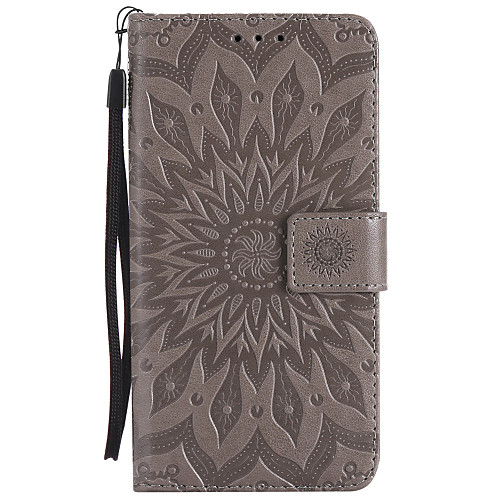 

Case For ZTE ZTE AXON 7 Wallet / Card Holder / with Stand Full Body Cases Mandala Hard PU Leather