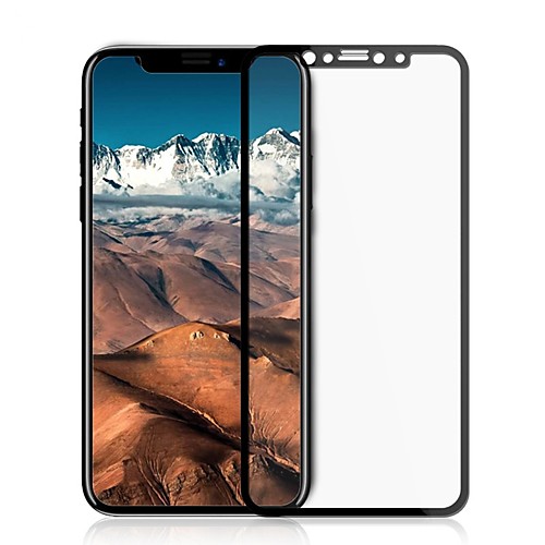 

Phone Screen Protector For Apple iPhone X Tempered Glass 1 pc High Definition (HD) 9H Hardness 2.5D Curved edge Full Body Screen Protector Phone Accessory