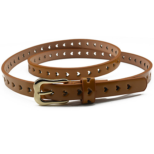 

Women's Skinny Belt Alloy Belt Solid Colored