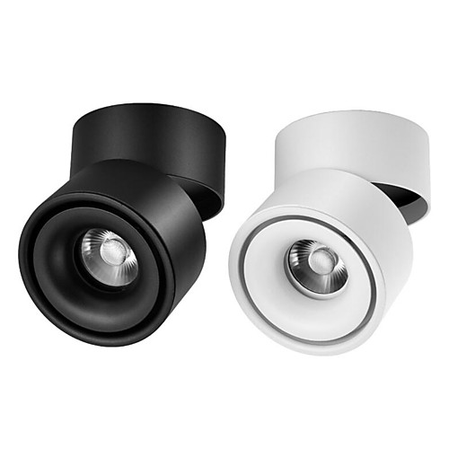 

1PC LED Ceiling Spotlight 360° Adjustable Downlight Surface Mounted 12W 10W 7W Warm White Cold White 85-265V