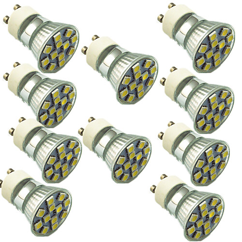 

10pcs 1.5 W LED Spotlight 130 lm GU10 12 LED Beads SMD 5050 Decorative Warm White Cold White 220 V / 10 pcs