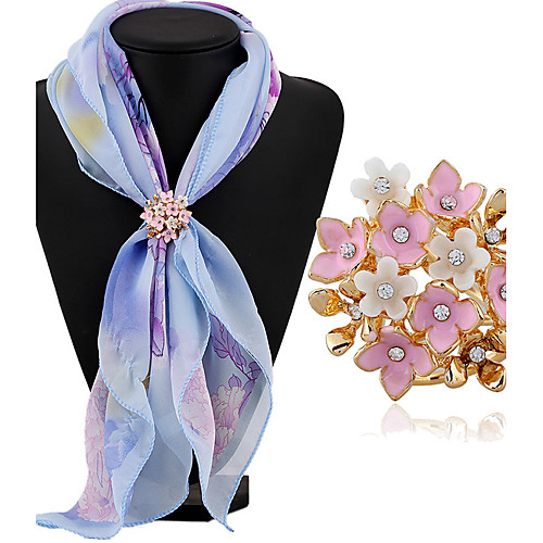 

Women's Brooches Ladies Classic Fashion Rhinestone Brooch Jewelry White White / Pink For Daily Casual