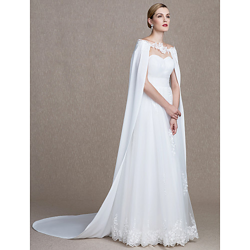 

Capes Chiffon Wedding / Party / Evening Women's Wrap With