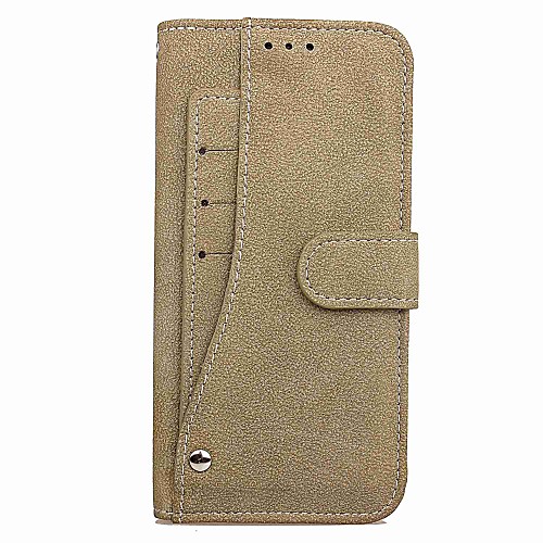 

Phone Case For Samsung Galaxy Full Body Case Note 8 Wallet Card Holder with Stand Solid Colored Hard PU Leather