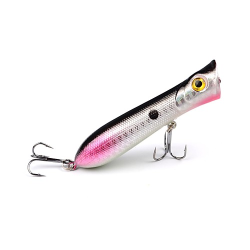 

10 pcs Fishing Lures Popper Sinking Bass Trout Pike Sea Fishing Lure Fishing Trolling & Boat Fishing