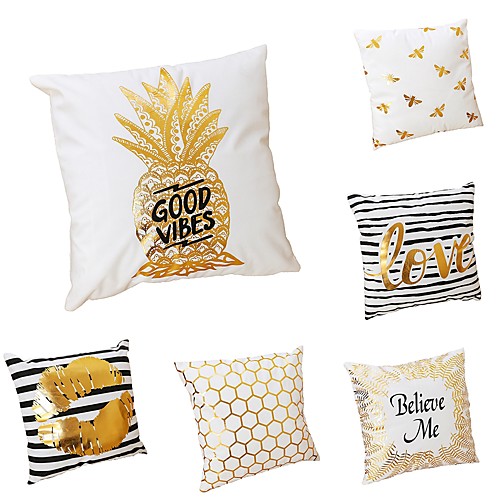 

6 pcs Velvet Polyester Pillow Cover Pillow Case, Special Design Textured Heart shape Traditional / Classic Bolster