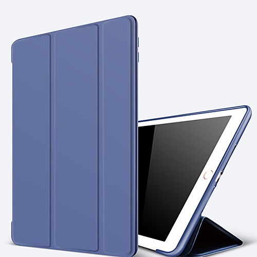 

Case For Apple iPad Air / iPad 4/3/2 / iPad Mini 3/2/1 with Stand / Auto Sleep / Wake Up Full Body Cases Solid Colored Hard PU Leather / iPad Pro 10.5 / iPad (2017)